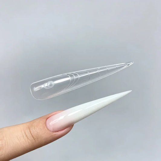 Obsessed With These XXL Stiletto Nails — The Dual Forms Made It So Much Easier