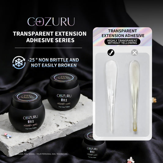 COZURU Transparent Builder Gel – Non-Yellowing UV/LED Extension Gel